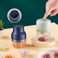 thumbnail image 3 of Solar Electric Garlic Chopper Mini, Garlic Masher Crusher, Food Processor Multifunction, 3 of 5
