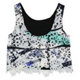 thumbnail image 2 of bar III Womens Printed Knit Blouse, White, Small, 2 of 2