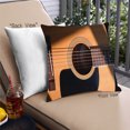 thumbnail image 1 of Ahgly Company Music Guitar Coussin d'Extérieur, 18 Pouces par 18 Pouces, 1 of 6