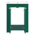 thumbnail image 4 of Modway Maybelle 24" Bathroom Vanity in Green White, 4 of 10
