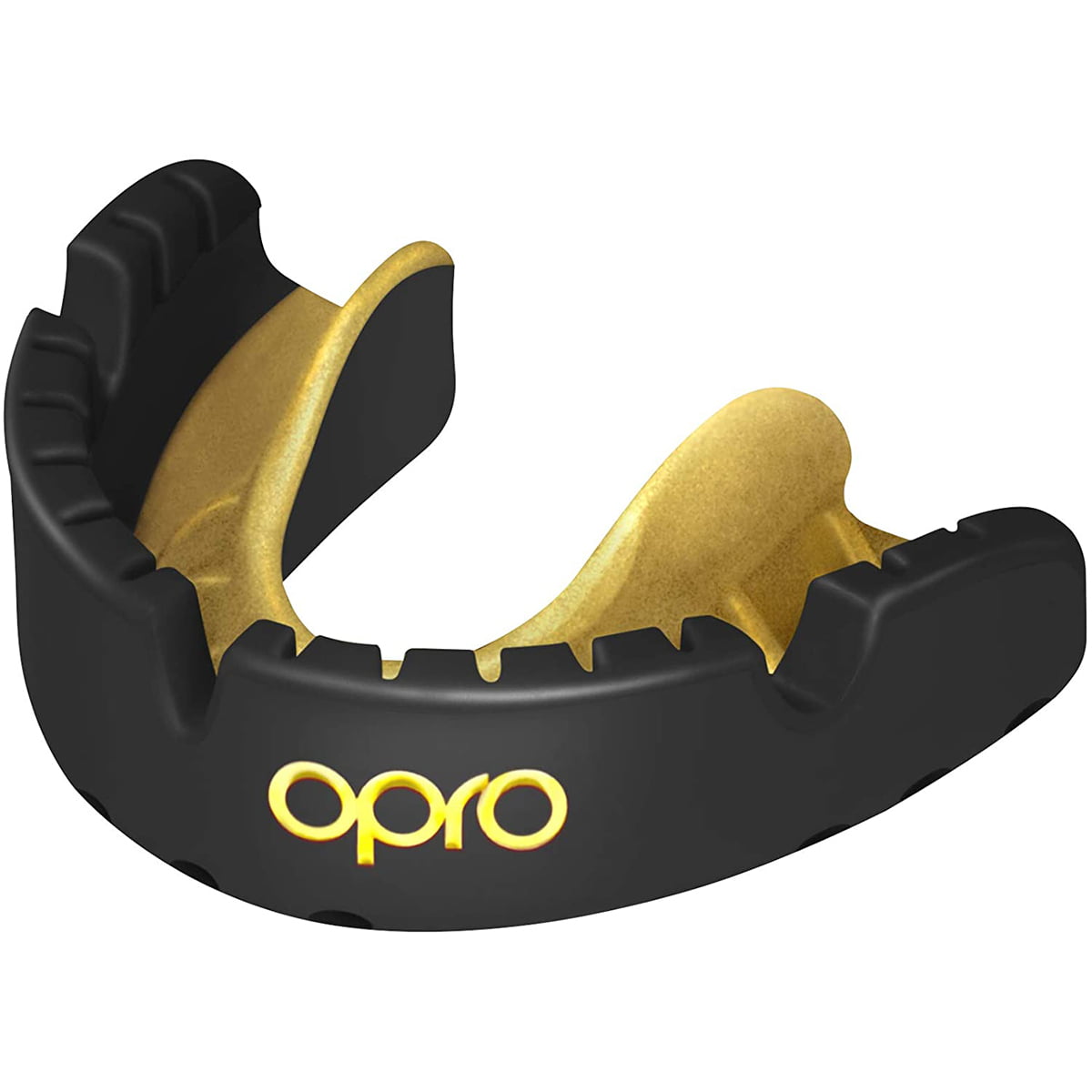 Opro Gold Level Self Fit Mouthguard Black/Gold *Brand New* 