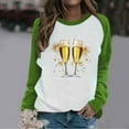 thumbnail image 2 of fheaev Ugly Christmas Sweater for Women Funny Cute Tshirt Christmas Graphics Print Long Sleeve Comfortable Round Neck Holiday Pullover Loose Blouse Top Hoodless Sweatshirts, 2 of 4