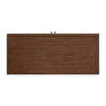 thumbnail image 6 of Classic Mid-Century Modern 2-Door Cinnamon Brown Wood Accent Chest, 6 of 7