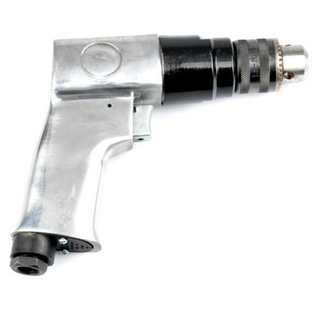 

3/8-Inch 1700RPM Reversible Pneumatic Air Drill - Pistol Hole Drilling Hardware Tool