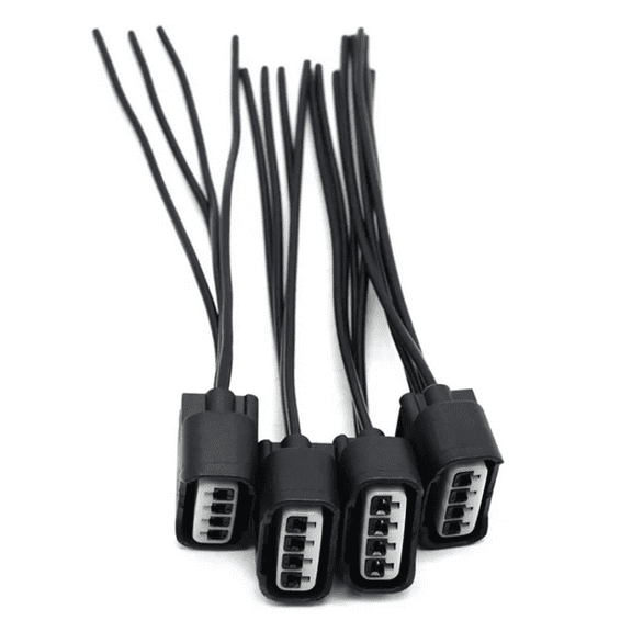 4Pcs Ignition Coils Connector Plug Harness For Toyota Corolla Highlander Matrix