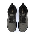 thumbnail image 4 of YOUTHUP Men's Walking Sneakers, Lightweight Breathable Lace-Up Casual Shoes, Cushioned Athletic Shoes with Non-Slip Outsole for Everyday Wear, Black/Grey, 4 of 6