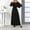 Black, variant on NMMUED Muslim Women Clothing Maxi Skirt Set Abayas for Women Muslim Abaya Dress Prayer Dress for Women Muslim, Black L