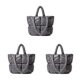 thumbnail image 1 of Bolso de mano acolchado Sonducket de nailon con correas de hombro cómodas gran capacidad Gris, 1 of 6
