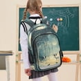 thumbnail image 7 of FORMRS School Backpack 17" Student Travel Bag with Laptop Compartment, Night Forest Scene, 7 of 7