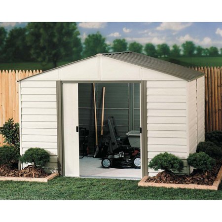 Arrow Vinyl Milford High Gable Steel Shed, 10x12 - Walmart.com