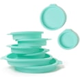 thumbnail image 1 of Silicone Layer Cake Pan, 6 Pack Rainbow Cake Pans, 4/6 Inch Silicone Round Cake Mold Set, Baking Pan Layer Cake Pan Tins for Rainbow Cake Vegetable Pancakes, 1 of 7