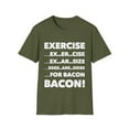thumbnail image 2 of Exercise ExArSize Eggs are sides For Bacon Graphic Novelty Unisex T-Shirt, 2 of 4