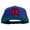 Royal, variant on R Sign Embroidered Wool Blend Prostyle Snapback - Natural OSFM