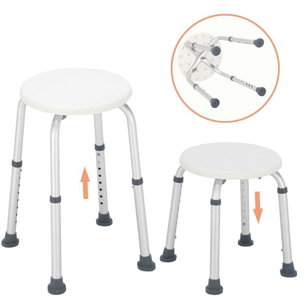 Shower Chair Shower Bench for Inside Shower, AntiSlip Shower Chair for Bathtub, Tool Free