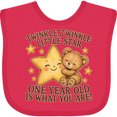 thumbnail image 3 of Inktastic Twinkle Twinkle Little Star First Birthday Boys or Girls Baby Bib, 3 of 4