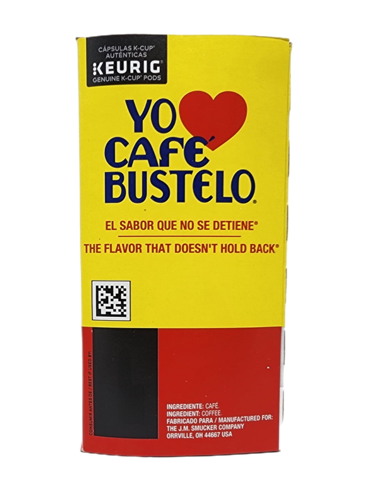 Cafe Bustelo Espresso Style Coffee K Cups 2 Pack, Each Box Contains 24 K Cups
