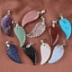 thumbnail image 2 of Colgante de alas de ángel de cristal natural europeo y americano Colgante de alas de ángel talladas Colgante de collar de mujer de moda, 2 of 6