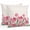 Pink Beige, variant on Throw Pillow Covers 16x16 Inch Set of 2, Pink Tulip Flowers Waterproof Outdoor Pillow Covers, Black Buffalo Plaid Spring Floral Plants Decorative Cushion Pillowcases for Couch, Sofa, Bed, Patio