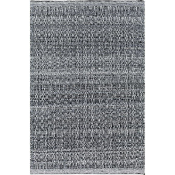 BoutiqueRugs Anane Traditional, Transitional Area Rug - Black, Light Slate, Charcoal - 2' x 3'