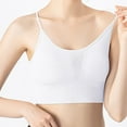 thumbnail image 5 of Elainilye Fashion No Underwire Bras For Women Traceless Yoga Sports Bra Back Support Bra Sleep Bra Wirefree Underwear Bra,White, 5 of 5