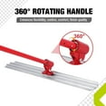 thumbnail image 5 of Acekid 46"x8" Bull Float Kit, Aluminum Magnesium Alloy Concrete Float with Adjustable Bracket & Handles, Round End Finishing Tool, 5 of 6