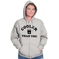 thumbnail image 4 of Funny er Than You Pun Sarcastic Joke Zip Up Hoodie Men's Women's Brisco Brands L, 4 of 6