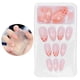 thumbnail image 4 of Prensa En Las Uñas ANGGREK Uñas Postizas De Cobertura Completa Con Estampado De Leopardo ABS, 4 of 7