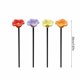 thumbnail image 4 of HWRETIE Handmade Ceramic Pollinator Watering Station Bee Butterfly Bird Bath Colorful Garden Stake Outdoor Decorative Wildlife Water Feeder Gift, 4 of 7
