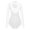 White, variant on Aislor Lyrical Women's Figure Ice Skating Dress Sequins Spandex Gymnastics Leotard Dancewear