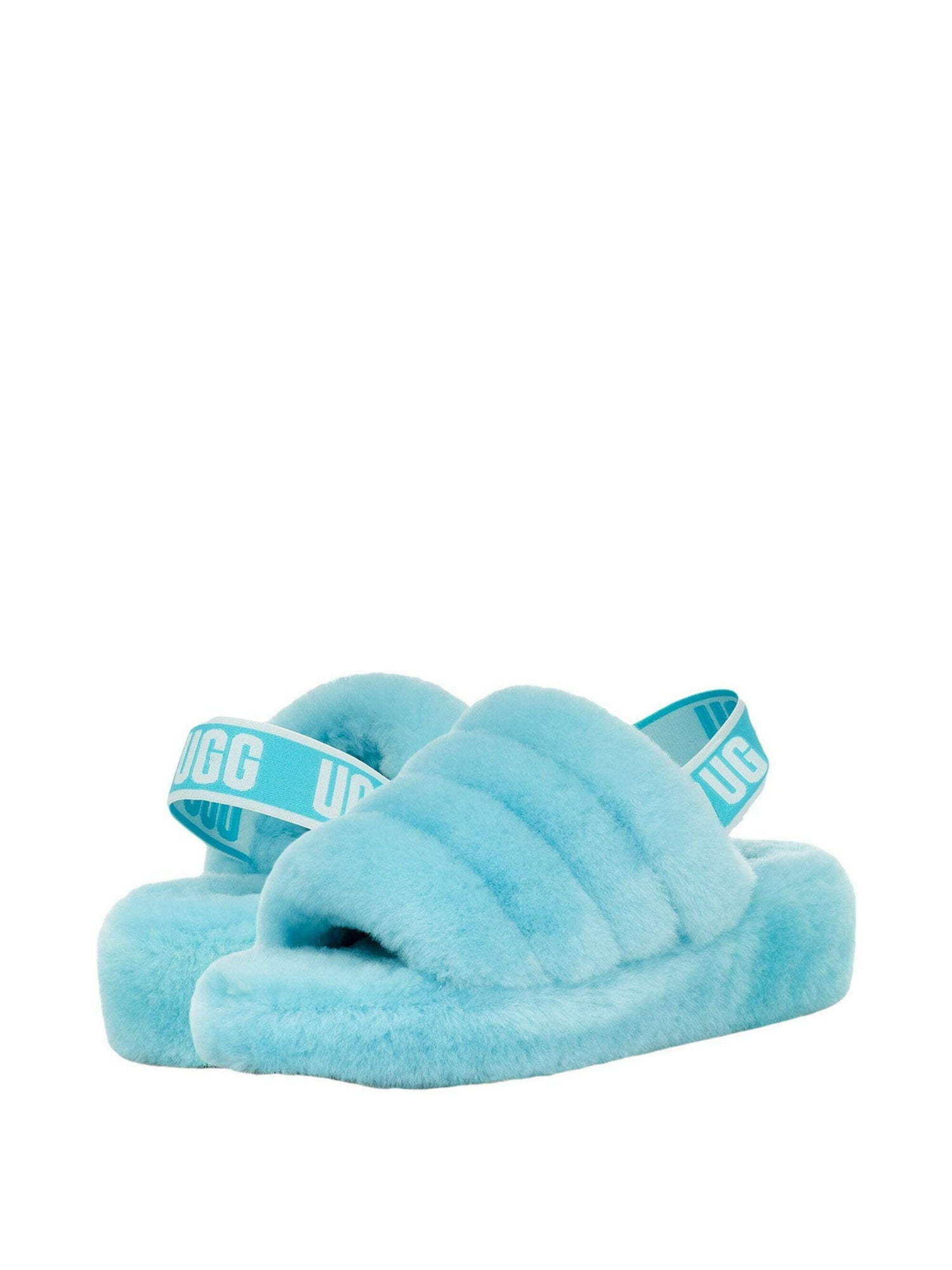 Blue ugg fluff yeah slide discount