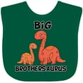 thumbnail image 3 of Inktastic Big Brothersaurus with Cute Sibling Dinosaurs Boys Baby Bib, 3 of 4