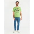 thumbnail image 2 of The Grinch Men's and Big Men's Cotton Graphic Tee with Short Sleeves, Sizes S-3XL, 2 of 5