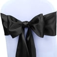 thumbnail image 1 of Cintas para sillas Babenest Satin, 10 unidades, 18 x 274 cm, color negro, 1 of 8
