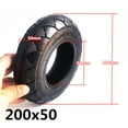 thumbnail image 1 of Pneu de Trottinette Électrique 200x50 Chambre à Air Valve Coudée pour 8x2 Roue de Rasoir, 1 of 6