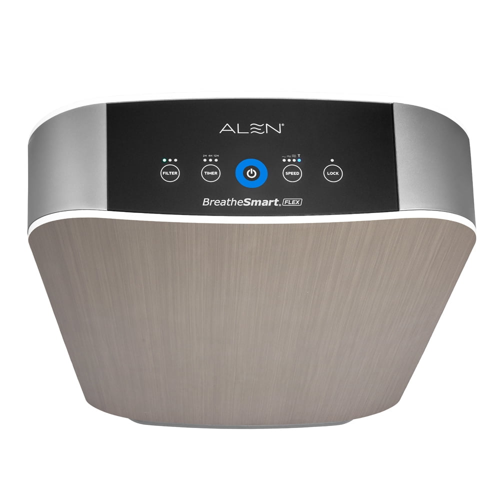 BreatheSmart FLEX with VOC/Smoke filter - Stylish, Powerful Air Purification for Medium to Large Spaces (Stainless )