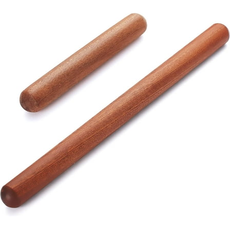 Rolling Pin for Baking, Wood Dough French Rolling Pins Pizza Dough Roller, Dumpling Pin Pie Cookie Rolling Pins ((7.9 15.75 Inch,Two Pack)