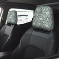 thumbnail image 2 of Kdxio Hand Drawn Chickens Pattern Print 2 Piece Car Head Rest Covers Set Auto Front/Rear Seats Headrest Cover Universal Fit Most Cars,Sedan, SUV, 2 of 9