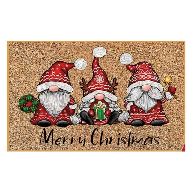 Fall Welcome Doormat Pumpkin Doormat Natural Coconut Coir Mat Non Slip Front Door Rug For Holiday Decoration Entrance Porch Outdoor