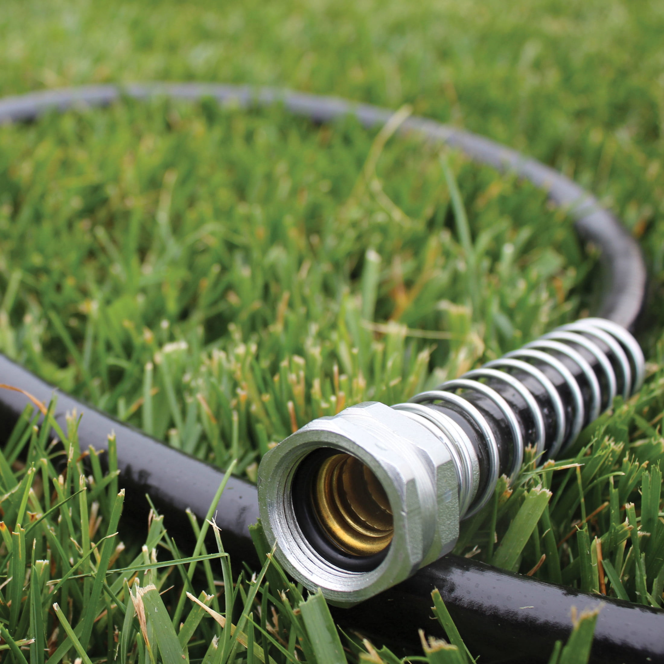 Gilmour Pro Flexogen 100ft Heavy Duty Garden Hose, 5/8" All-Weather Water Hose with Crush-Resistant Brass Fittings, 650 PSI Burst Strength