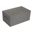 thumbnail image 1 of Cesta para guardar ropa, organizador de armario para ropa, sábanas y mantas. Gris 6 Rejillas, 1 of 9