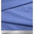 thumbnail image 3 of Soimoi Blue Cotton Duck Fabric Dogs & Paw Dog Print Fabric by the Yard 44 Inch Wide, 3 of 3