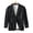 Black, variant on Women's Blazer Casual Sport Coats Linen Suit Jackets Business Lapel Linen Jackets Color Grey Size L