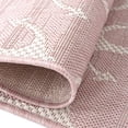 thumbnail image 5 of Unique Loom Outdoor Coastal Collection Area Rug - Ahoy (2' x 6' 1" Runner Pink/Ivory), 5 of 9