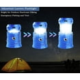 thumbnail image 4 of Linterna LED portátil para acampar: linterna solar recargable por USB ultrabrillante con batería, ideal para acampar, hacer senderismo y para cobertizos de jardín en caso de cortes de energía., 4 of 5