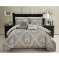 thumbnail image 2 of RT Designer Collection Tisdale 9-Piece Damask Printed Comforter and Sheet Set Queen, 2 of 5