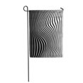 thumbnail image 1 of NUDECOR Pattern Optical Abstract Wave Black and White Geometric Abstraction Garden Flag Decorative Flag House Banner 12x18 inch, 1 of 1