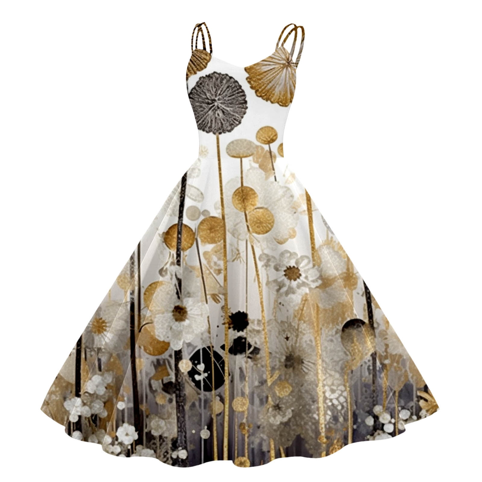 TSADFHJI Pleated Skirts for Women Short Vintage Dresses for Women