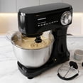 thumbnail image 5 of 4.8 Qt Electric Stand Mixer with 12 Speed Settings, Lightweight And Portable Kitchen Mixer for Everyday Use, Includes Egg Whisk, Dough Hook, And Flat Beater, 5 of 6