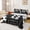 Black D, variant on Feelyou Football K Letter Print Twin Sheets for Kids, Black White Soccer Lines Bedding, 3 Pieces, 1 Flat Sheet, 1 Fitted Sheet and 1 Pillowcase
