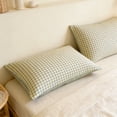 thumbnail image 2 of Dvumao Home Decor, Plaid-Patterned Home Pillowcase Skines-Friendly Breathable Singles Pillowcase For Adults Extra-Large Size Suitable For Bedroom Bedding, 2 of 6